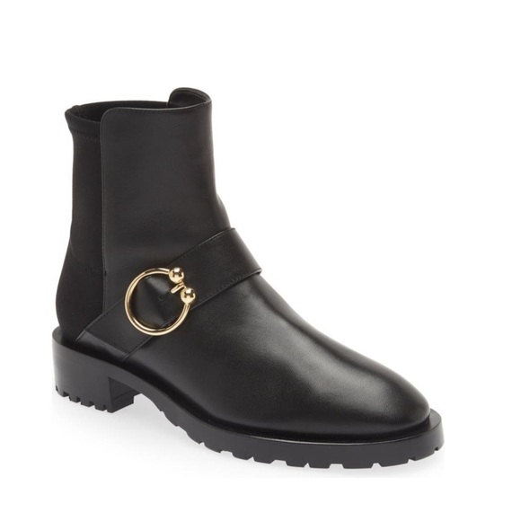 Stuart Weitzman | Luxering Suede Ankle Boots Size 8.5 NEW - Picture 1 of 15